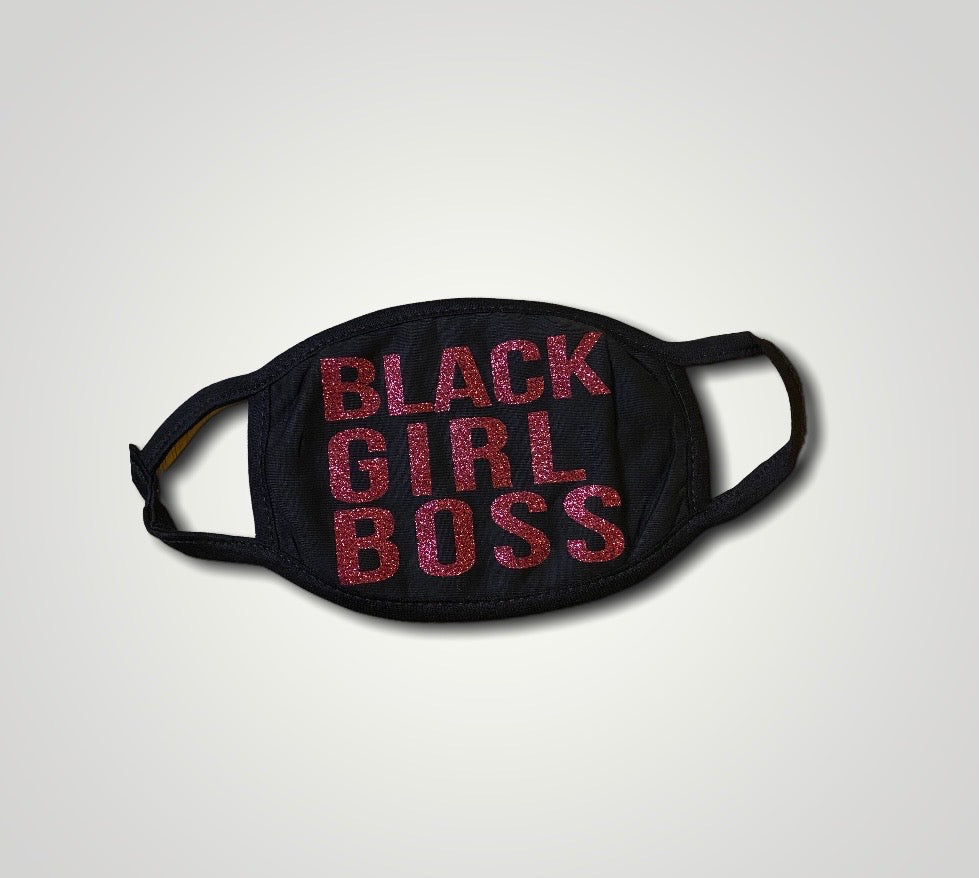 Black Girl Boss Mask